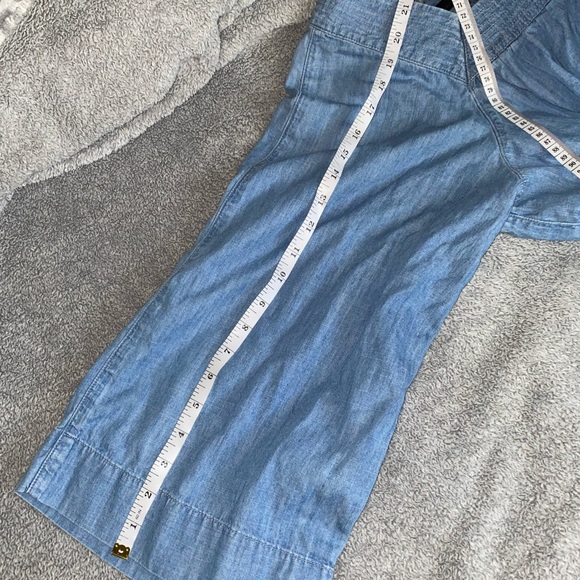 Madewell Denim Top Blouse in Small Blue - Picture 8 of 8